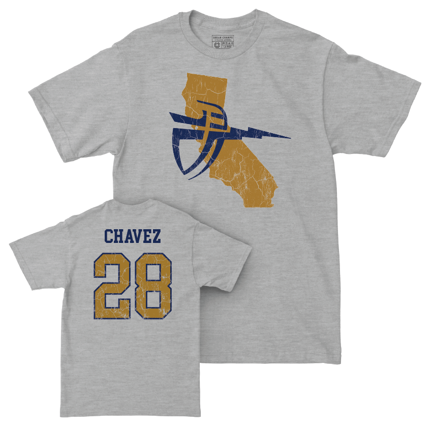 CBU Baseball Sport Grey State Tee   - Matt Chavez