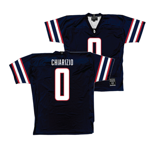 Duquesne Football Navy Jersey - Nate Chiarizio