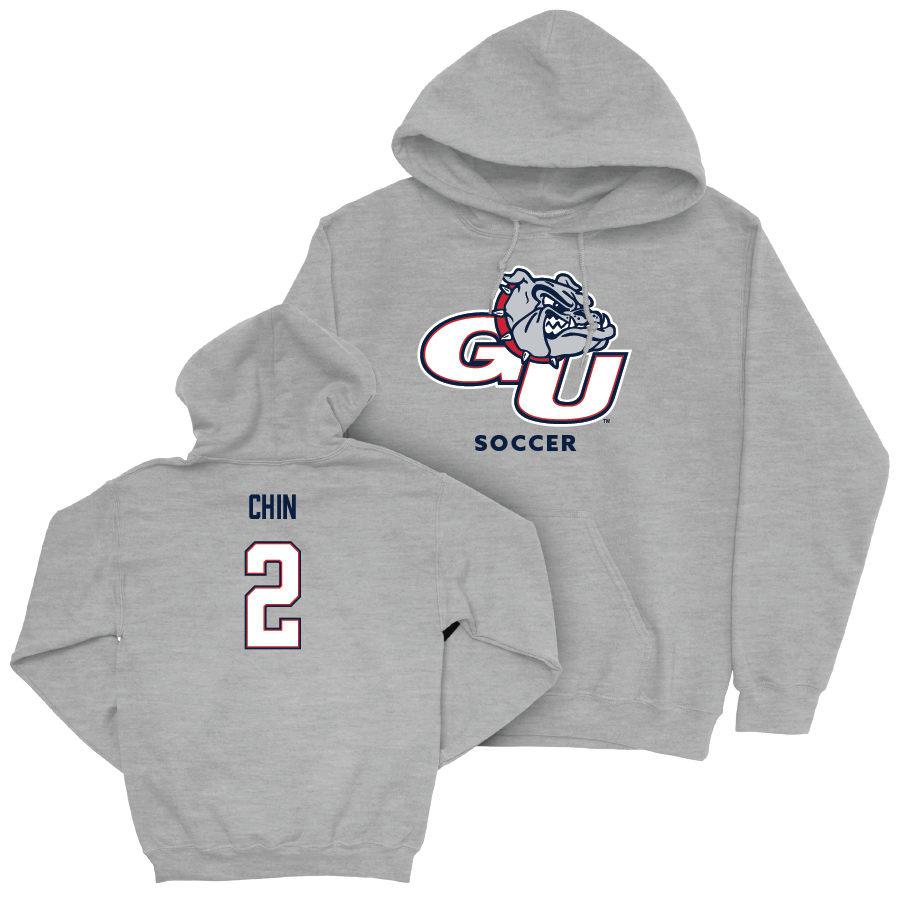 Gonzaga Women's Soccer Sport Grey Classic Hoodie  - Lauren Chin