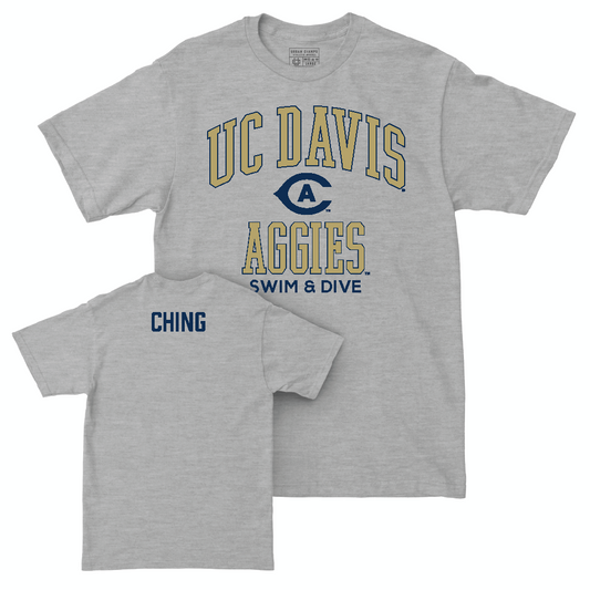 UC Davis Women's Swim & Dive Sport Grey Classic Tee - Maddy Ching