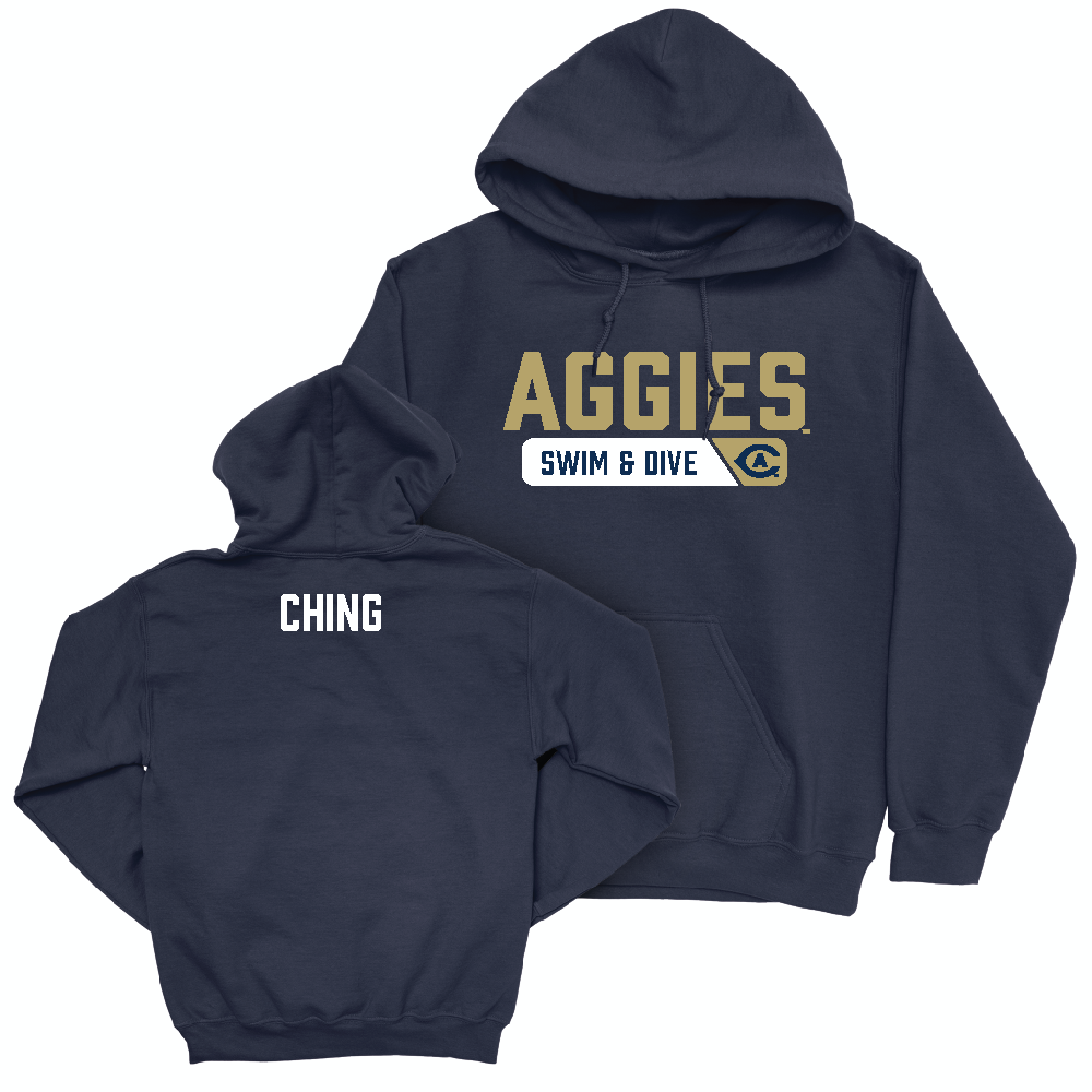 UC Davis Women's Swim & Dive Navy Staple Hoodie - Maddy Ching