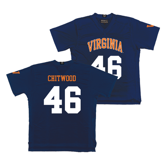 Virginia Men's Lacrosse Navy Jersey - Dawson Chitwood | #46