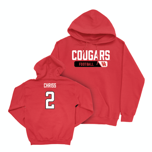 Houston Football Red Staple Hoodie  - Zeon Chriss