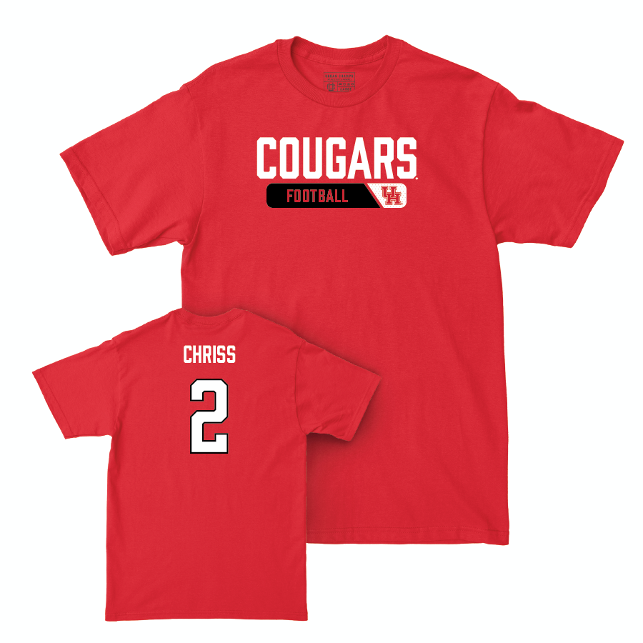 Houston Football Red Staple Tee  - Zeon Chriss