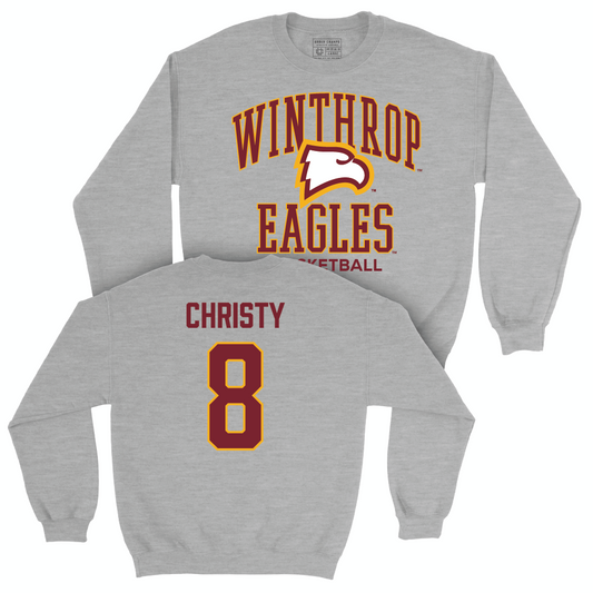 Winthrop Men's Basketball Sport Grey Classic Crew - Cam Christy