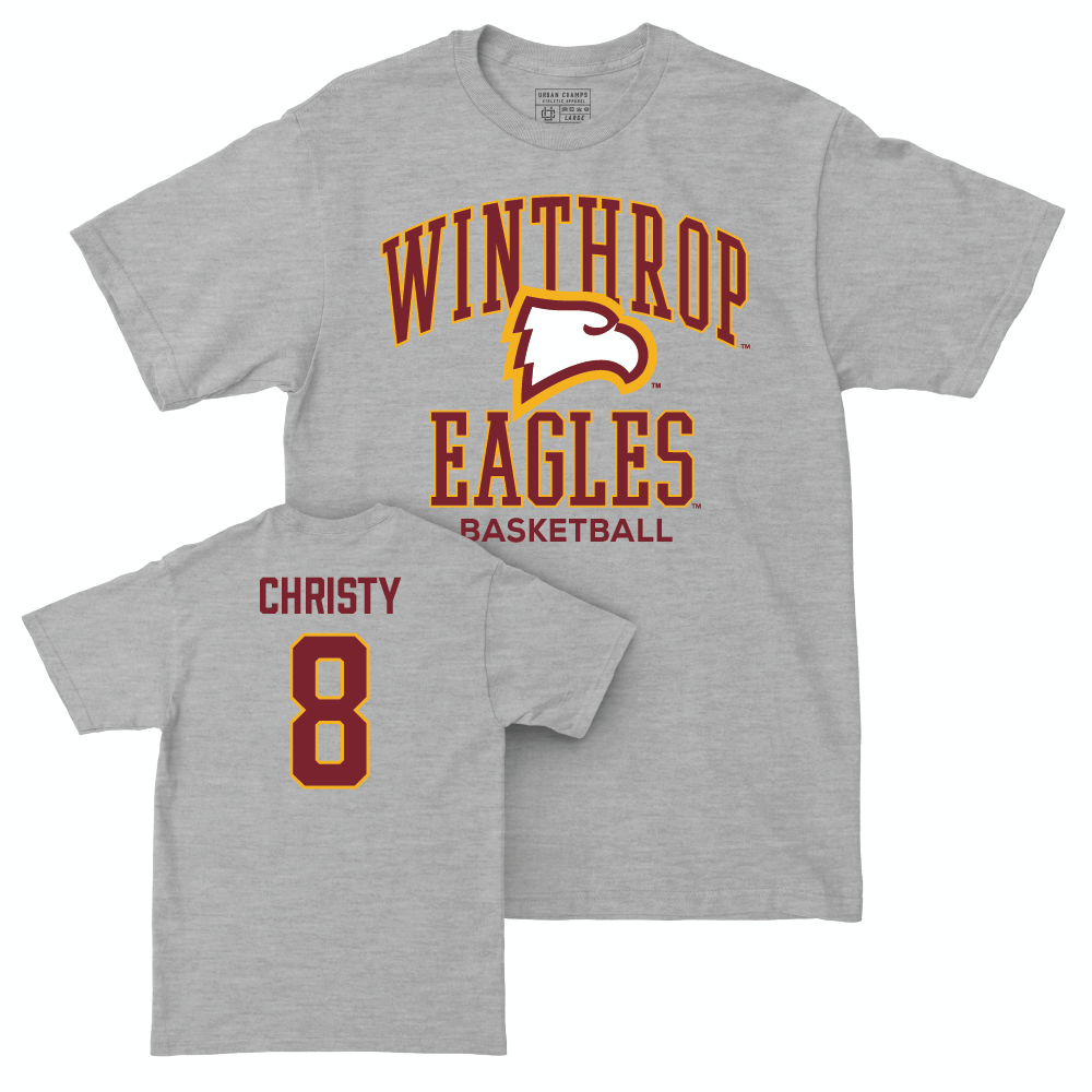 Winthrop Men's Basketball Sport Grey Classic Tee - Cam Christy