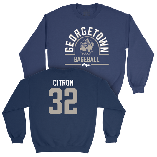 Georgetown Baseball Navy Classic Crew   - Andrew Citron