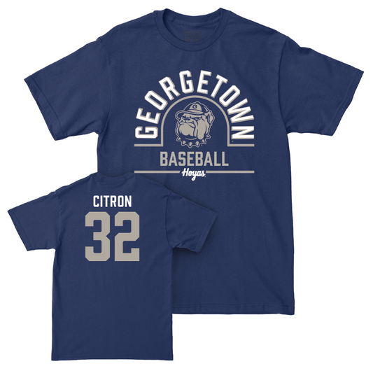 Georgetown Baseball Navy Classic Tee   - Andrew Citron