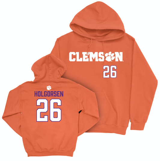 Clemson Women's Soccer Orange Sideline Hoodie - Addy Holgorsen Small