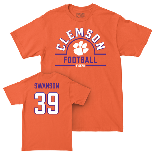 Clemson Football Orange Arch Tee - Aidan Swanson Small