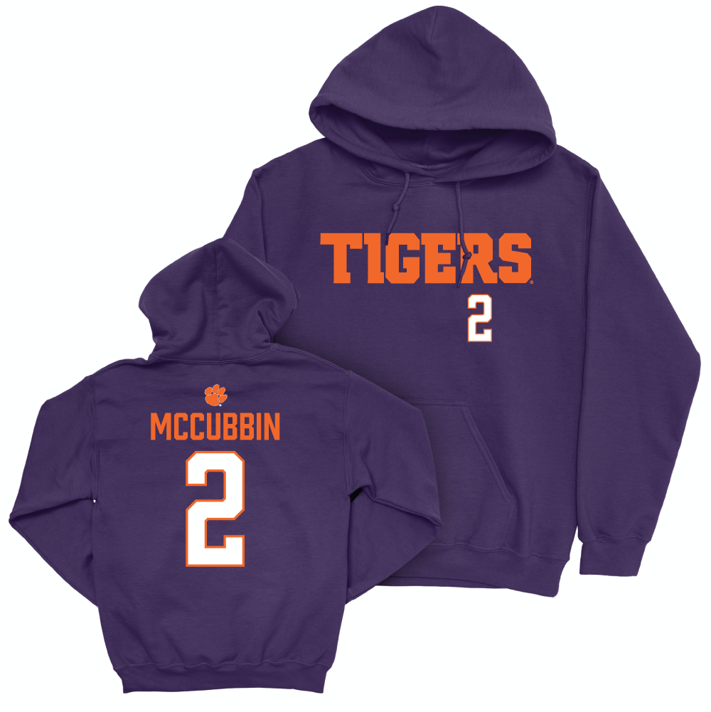 Clemson Softball Purple Tigers Hoodie - Brooke McCubbin Small