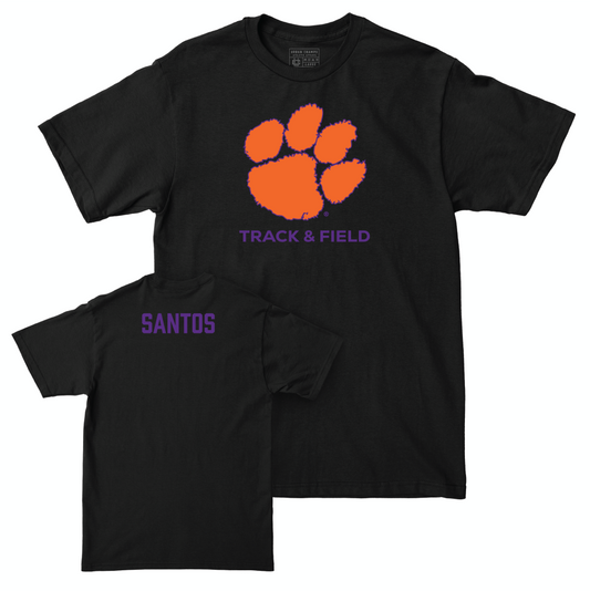 Clemson Men's Track & Field Black Club Tee - Blake Santos Small