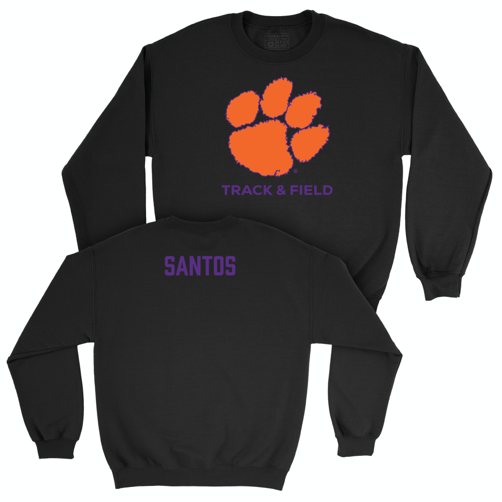 Clemson Men's Track & Field Black Club Crew - Blake Santos Small