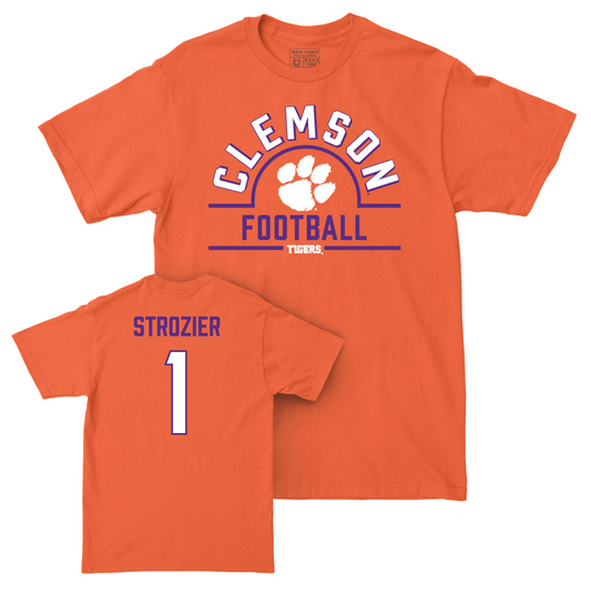 Clemson Football Orange Arch Tee - Branden Strozier Small