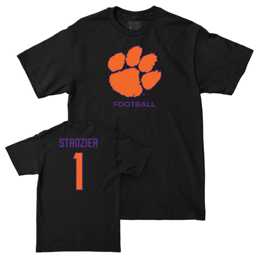 Clemson Football Black Club Tee - Branden Strozier Small