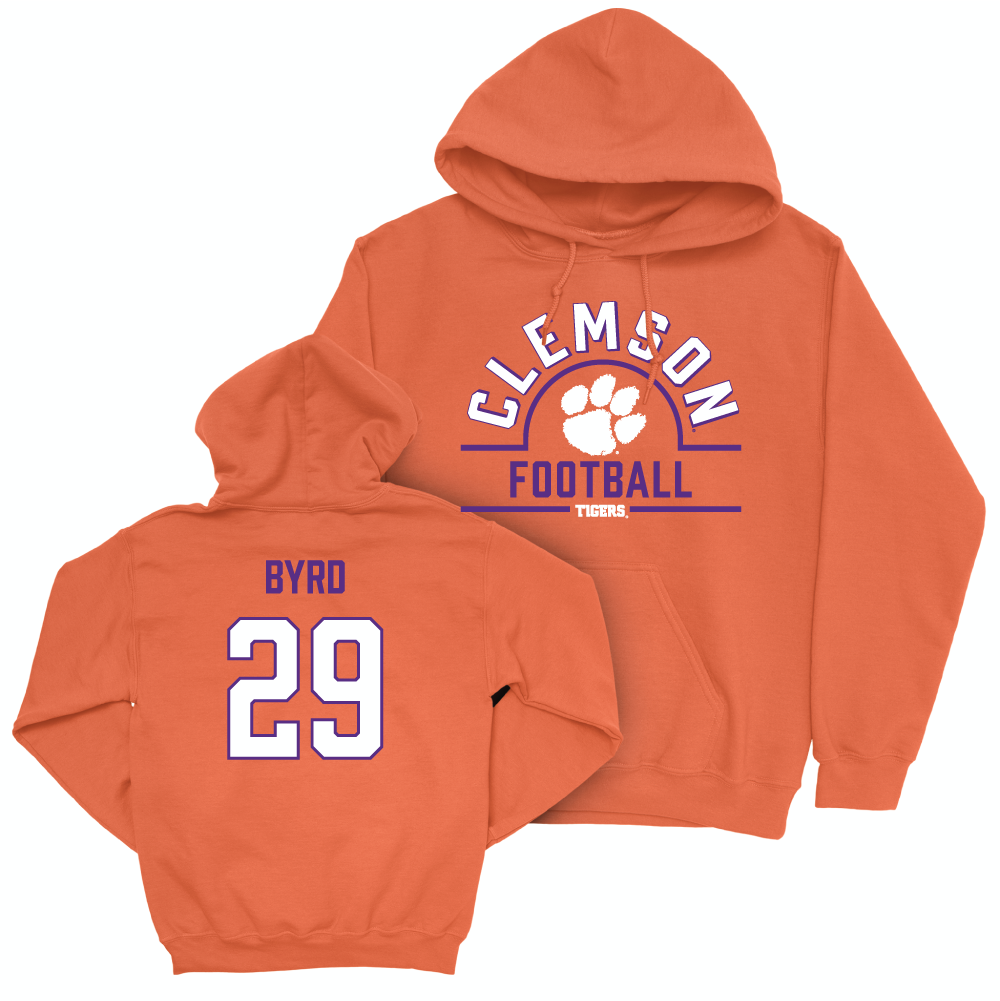 Clemson Football Orange Arch Hoodie - Chase Byrd Small