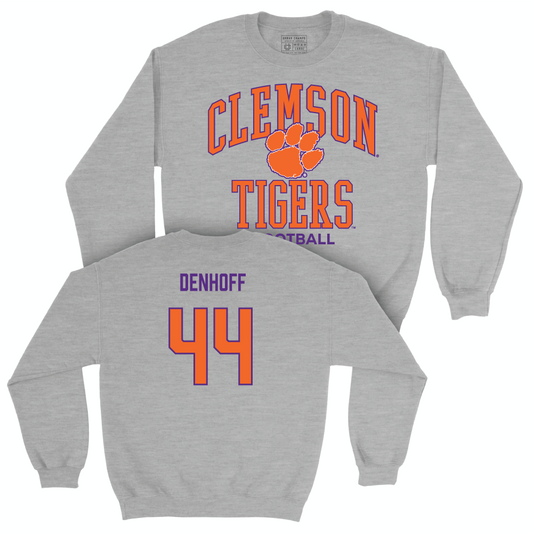 Clemson Football Sport Grey Classic Crew - Cade Denhoff Small