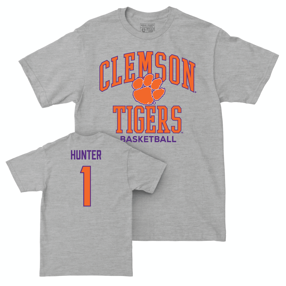 Clemson Men's Basketball Sport Grey Classic Tee - Chase Hunter Small