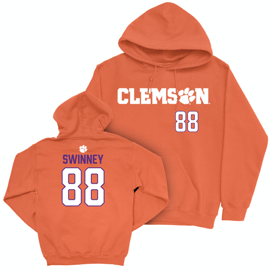 Clemson Football Orange Sideline Hoodie - Clay Swinney Small