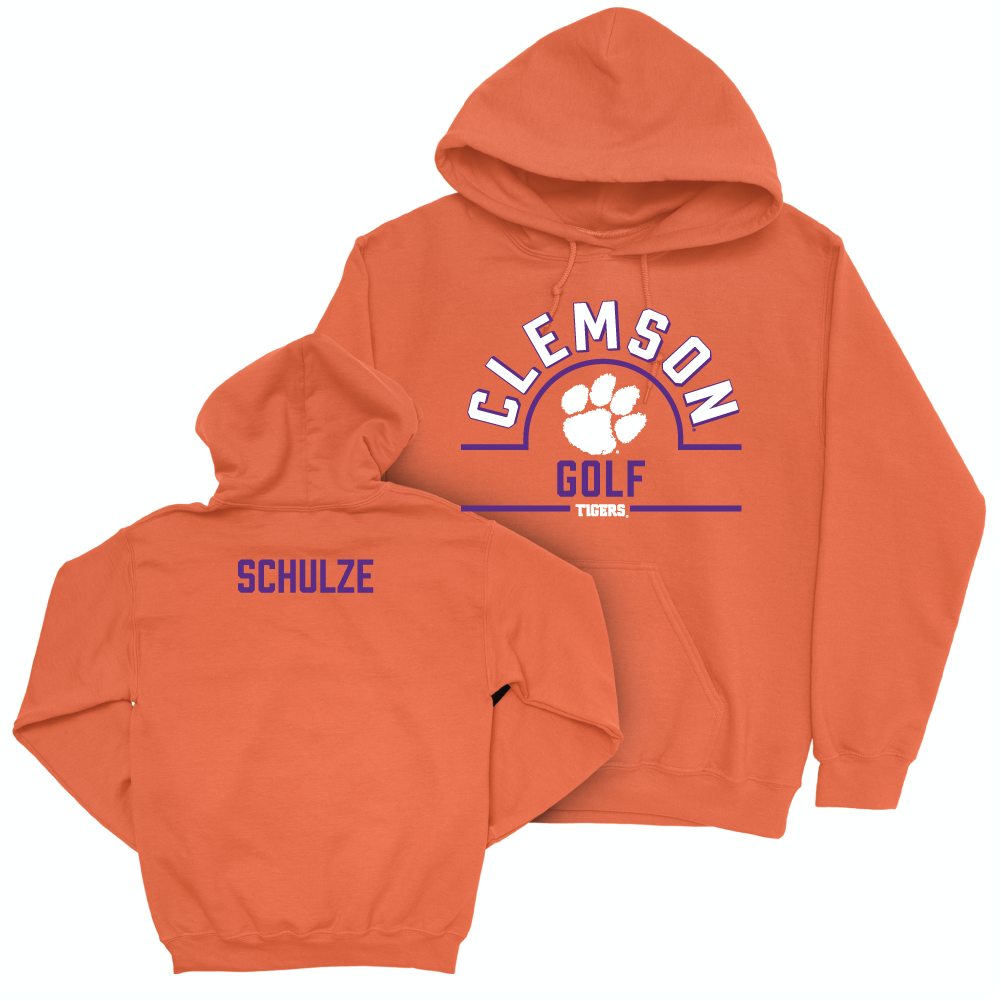 Clemson Women's Golf Orange Arch Hoodie - Ivy Schulze Small