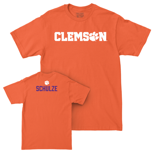 Clemson Women's Golf Orange Sideline Tee - Ivy Schulze Small