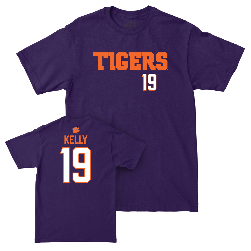 Clemson Men's Soccer Purple Tigers Tee - James Kelly Small