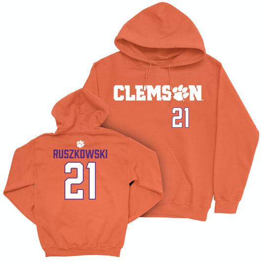 Clemson Softball Orange Sideline Hoodie - Jadeyn Ruszkowski Small