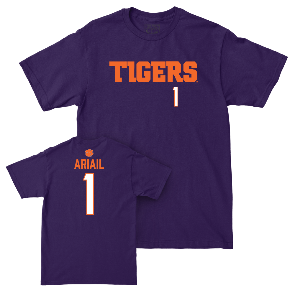 Clemson Softball Purple Tigers Tee - Kennedy Ariail Small