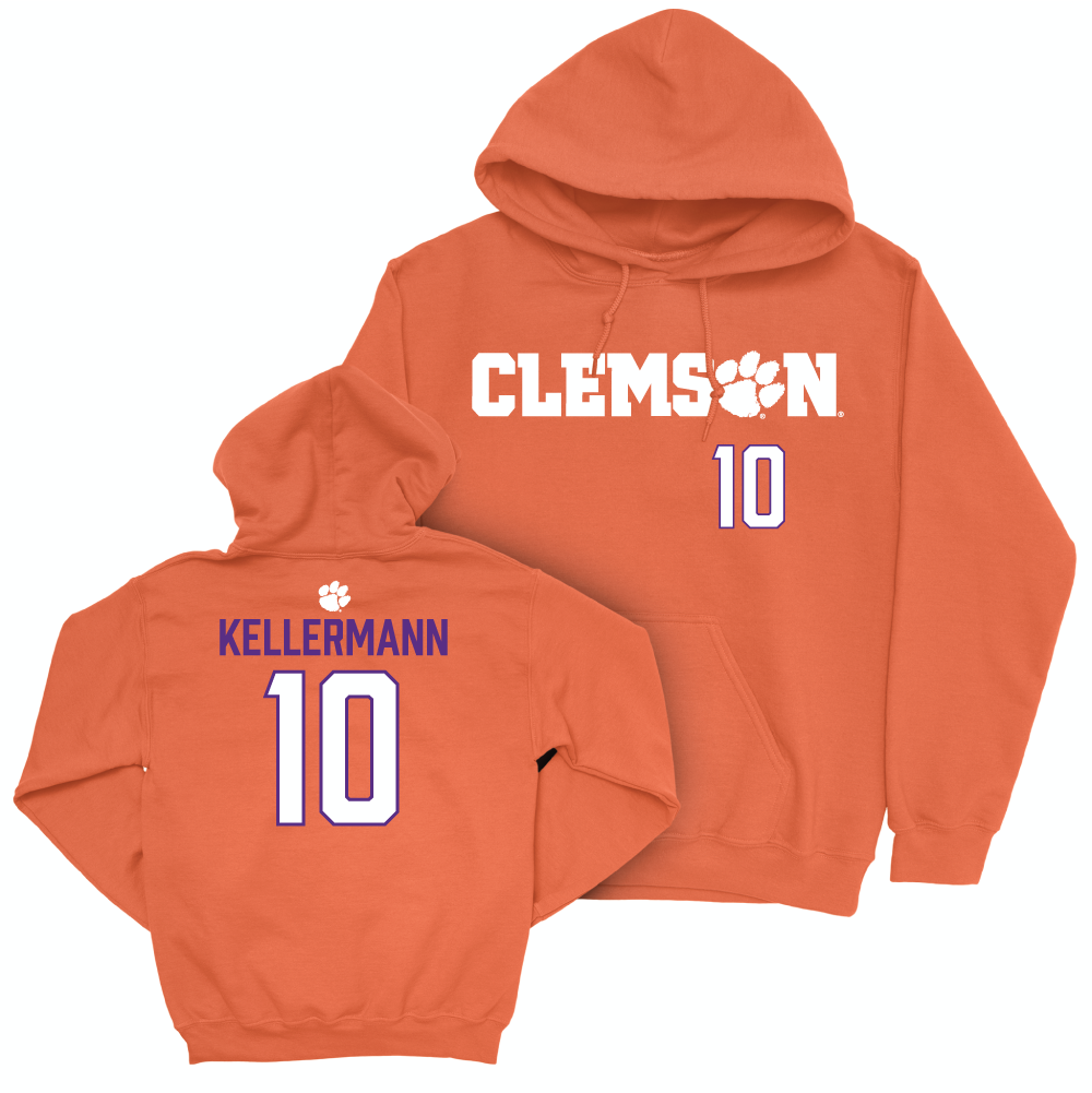 Clemson Women's Basketball Orange Sideline Hoodie - Kylee Kellermann Small