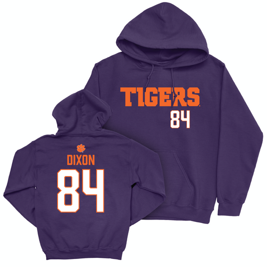 Clemson Football Purple Tigers Hoodie - Markus Dixon Small