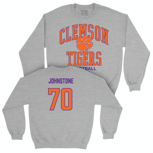 Clemson Football Sport Grey Classic Crew - Mason Johnstone Small