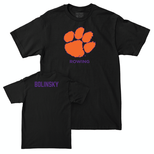 Clemson Women's Rowing Black Club Tee - Rylee Bolinsky Small