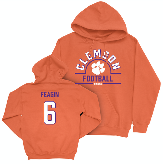 Clemson Football Orange Arch Hoodie - Tavoy Feagin Small