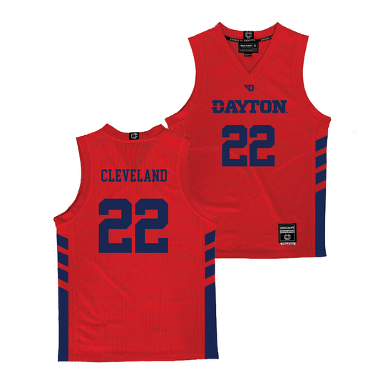 Dayton Women's Basketball Red Jersey - Saija Cleveland