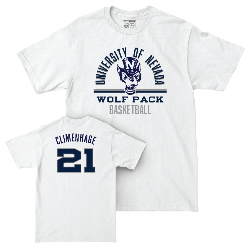 Nevada Women's Basketball White Classic Comfort Colors Tee  - Charlotte Climenhage