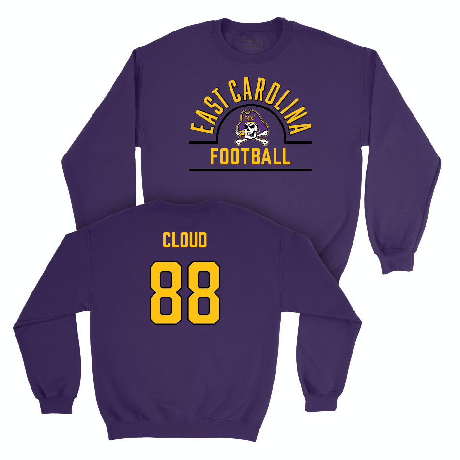 East Carolina Football Purple Arch Crew - Trenton Cloud