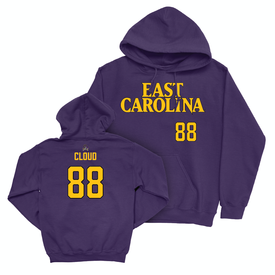 East Carolina Football Purple Sideline Hoodie - Trenton Cloud