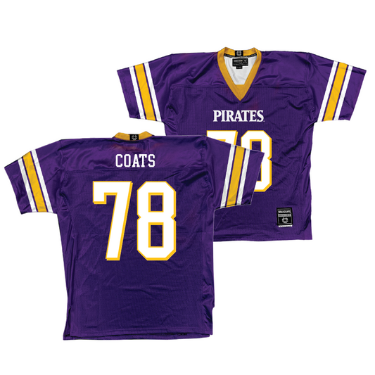 East Carolina Purple Football Jersey   - Will Coats