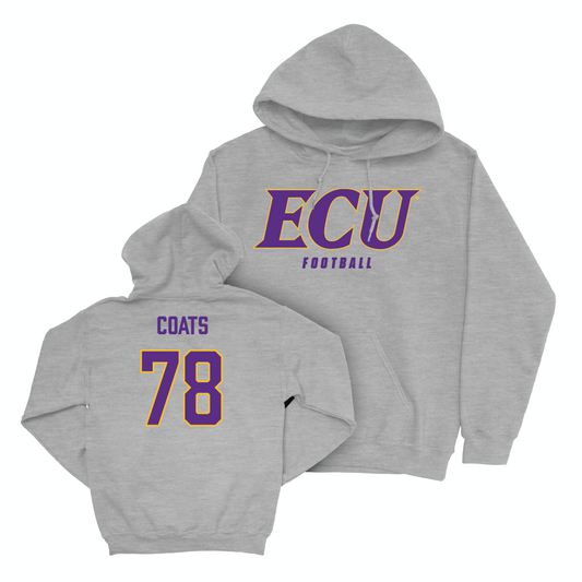 East Carolina Football Sport Grey ECU Hoodie   - Will Coats