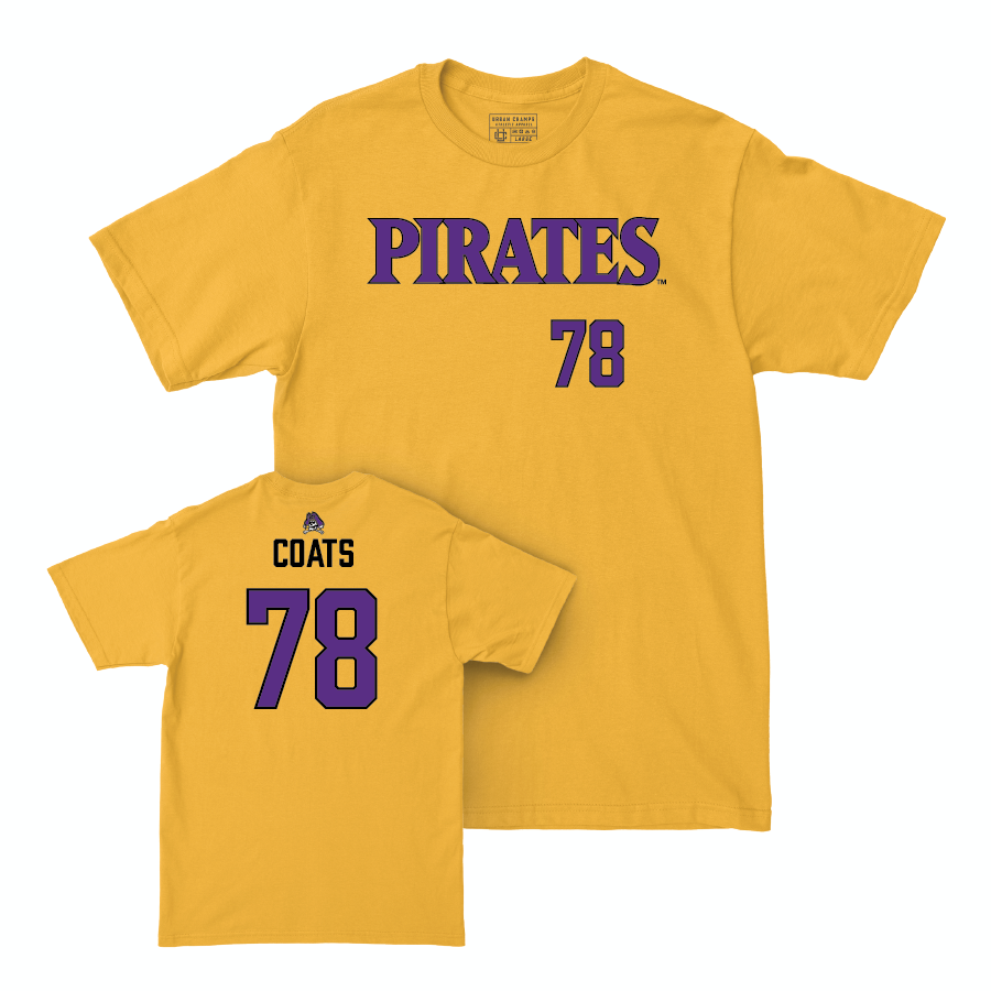 East Carolina Football Gold Pirates Tee   - Will Coats