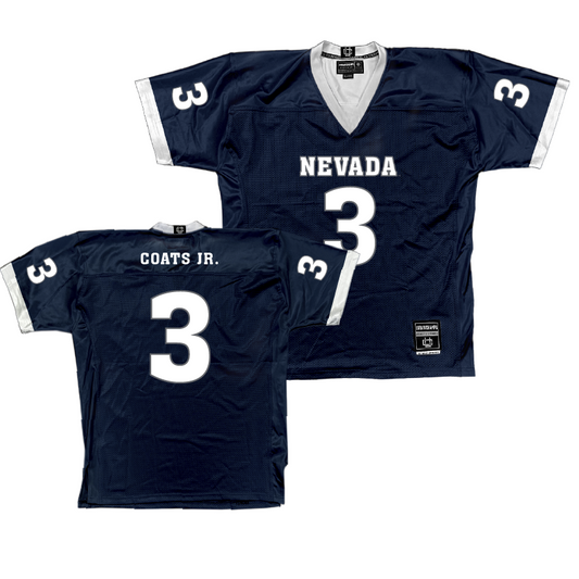 Nevada Navy Football Jersey - Michael Coats Jr | #3