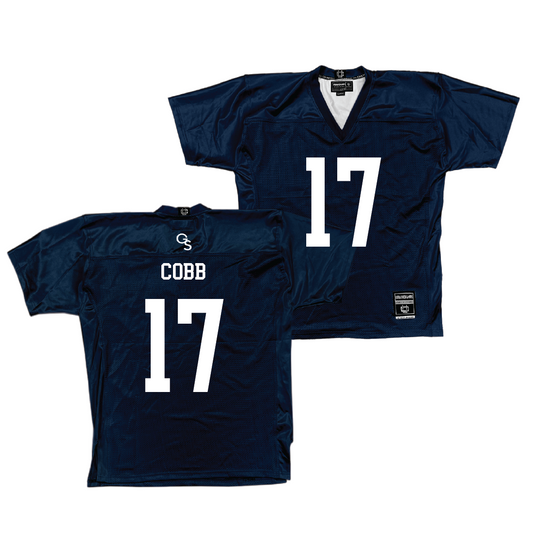 Georgia Southern Football Navy Jersey - Dalen Cobb