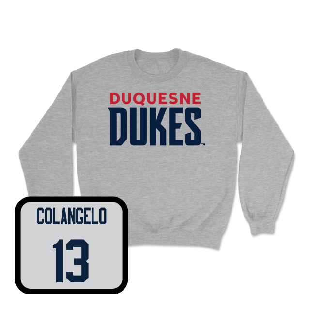 Duquesne Women's Soccer Sport Grey Lock Crew - Abby Colangelo