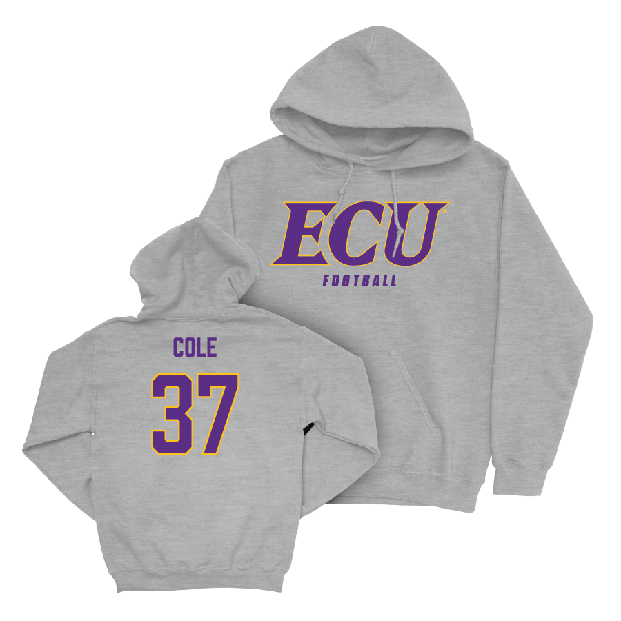 East Carolina Football Sport Grey ECU Hoodie   - Adam Cole