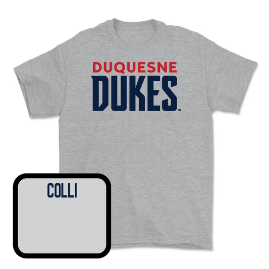 Duquesne Track & Field Sport Grey Lock Tee - Ben Colli