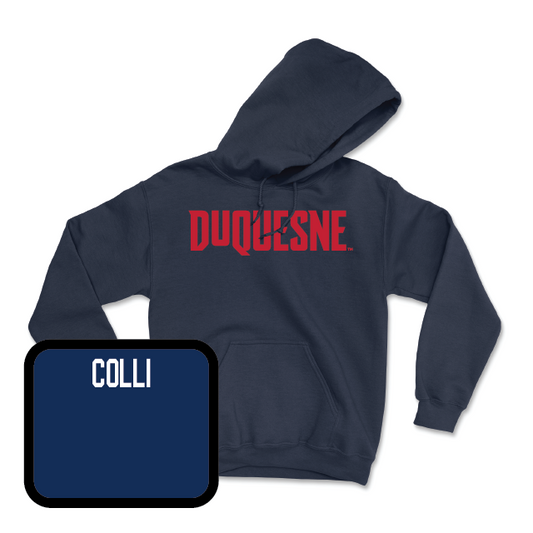 Duquesne Track & Field Navy Duquesne Hoodie - Ben Colli