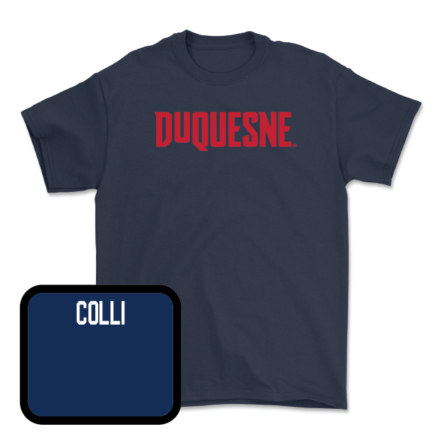 Duquesne Track & Field Navy Duquesne Tee - Ben Colli