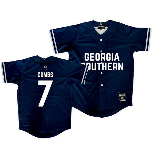 Georgia Southern Softball Navy Jersey  - Valerie Combs