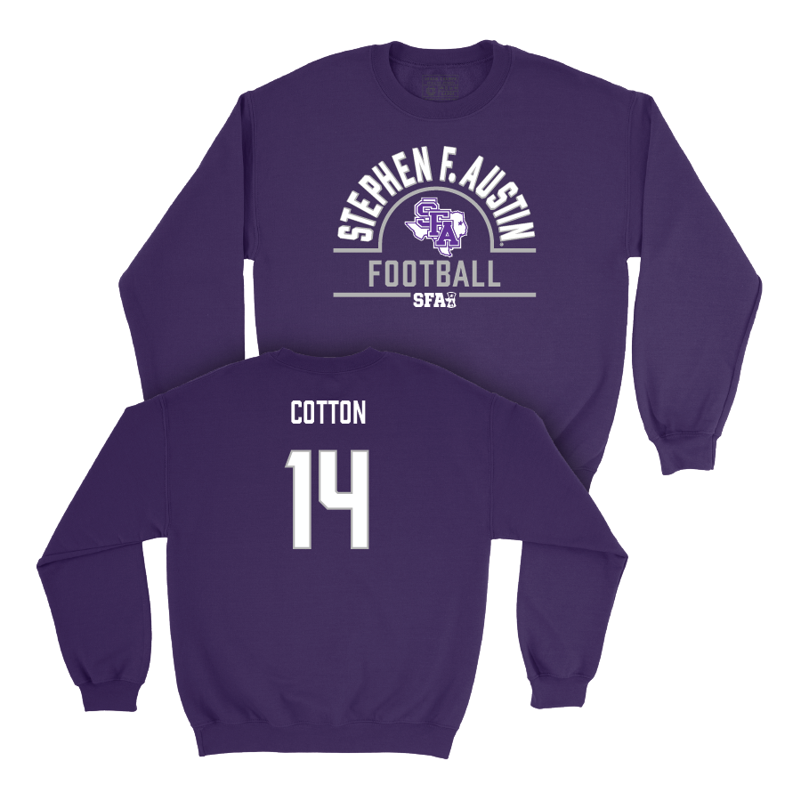 SFA Football Purple Arch Crew   - Josiah Cotton