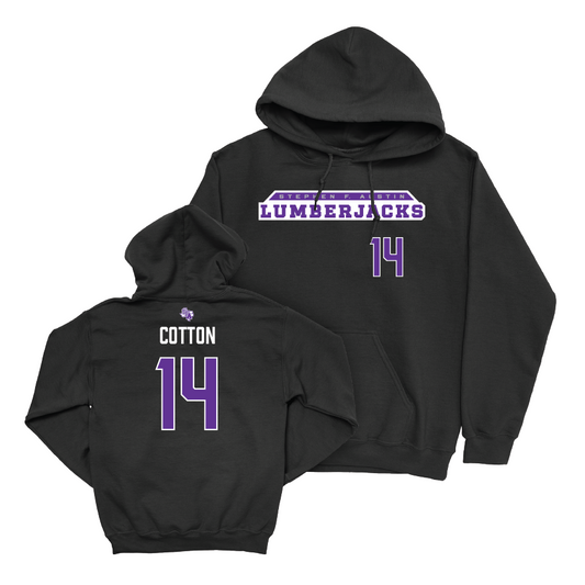 SFA Football Black Lumberjacks Hoodie   - Josiah Cotton